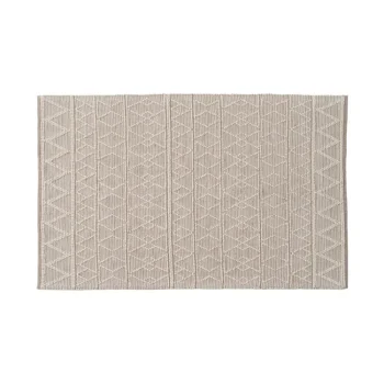 IXIA Alfombras^ALFOMBRA CREMA TEJIDO DECORACIÓN 160 X 230 CM