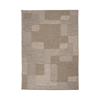 IXIA Alfombras^ALFOMBRA MARRÓN POLIPROPILENO 160 X 230 CM