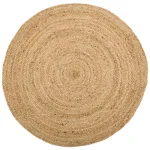 IXIA Alfombras^Alfombra Redonda De Yute Natural Évora 200 X 1 X 200 Cm