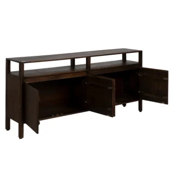 IXIA Muebles De Salón^Aparador De Madera De Mango Kurt 4 Puertas Marrón 190 X 86 X 40 Cm