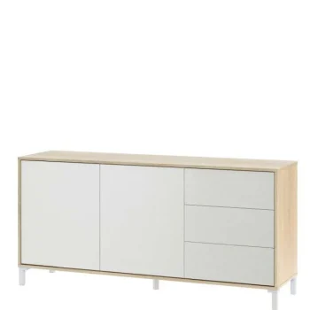 FORES Muebles De Salón^Aparador De Salón Blanco Brooklyn Bilbao 154 X 74 X 41 Cm