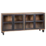 IXIA Muebles De Salón^Aparador Madera Con Ruedas Estilo Industrial