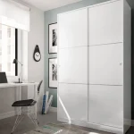 FORES Armarios Blancos|Armarios Puertas Correderas^Armario Organizador De Ropa 120 Cm Blanco TOP020BO 120 X 200 X 50 Cm