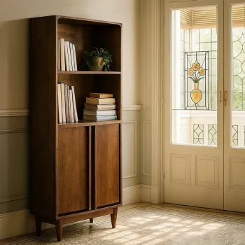 IXIA Armario Salón^Armario Salón Garrel Madera De Mango Natural 80 X 180 X 40 Cm