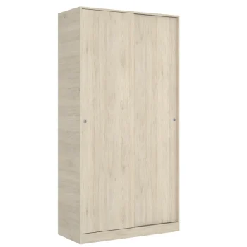 DEKIT Armarios Puertas Correderas^Armario Slide 2 Puertas Correderas Roble Natural 100 X 204 X 50 Cm