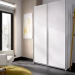 DEKIT Armarios Blancos|Armarios Puertas Correderas^Armario Slide 2 Puertas Correderas Blanco 120 X 204 X 65 Cm