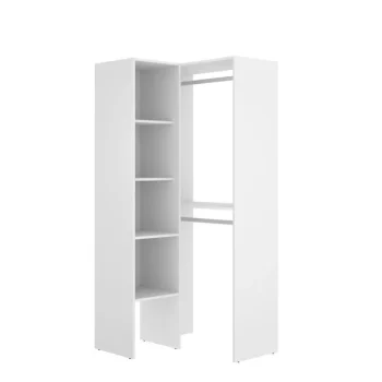 DEKIT Armarios Blancos|Armarios Roperos^Armario Vestidor Rincón Suit Blanco 91 X 93 X 185 Cm