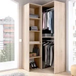 DEKIT Armarios Esquineros|Armarios Roperos^Armario Vestidor Rincón Suit Natural 91 X 93 X 185 Cm