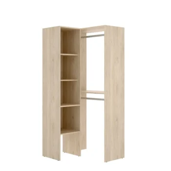 DEKIT Armarios Esquineros|Armarios Roperos^Armario Vestidor Rincón Suit Natural 91 X 93 X 185 Cm