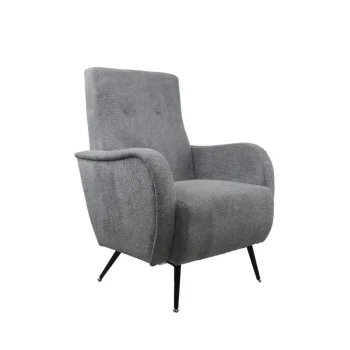 NAKURA Sillones^Butaca Nubia Tapizado Water Repellent Gris - Negro 68 X 97 X 73 Cm