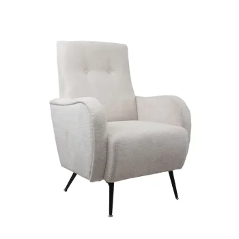 NAKURA Sillones^Butaca Nubia Tapizado Water Repellent Beige - Negro 68 X 97 X 73 Cm