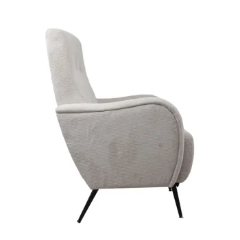 NAKURA Sillones^Butaca Nubia Tapizado Water Repellent Beige - Negro 68 X 97 X 73 Cm