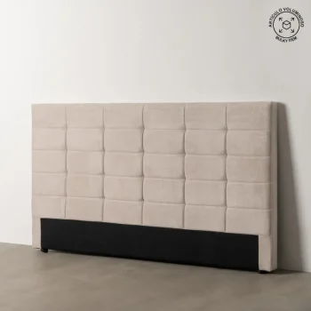 IXIA Cabeceros De Cama^CABECERO BEIGE TEJIDO DORMITORIO 190 X 8 X 100 CM