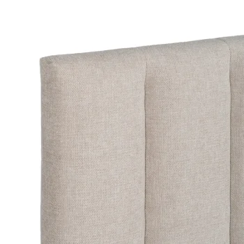 IXIA Cabeceros De Cama^Cabecero Con Patas Tapizado Beige 160 X 100 X 8 Cm