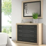 DISTRIGAL C贸modas^Cómoda Para Dormitorio Laura 4 Cajones 98 X 81.5 X 39.6 Cm