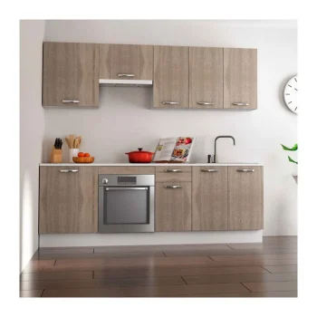 Fanmuebles Cocinas Completas Modernas^Cocina Completa Modular Toledo Roble, Frente De Cocina 240 X 60 X 215 Cm