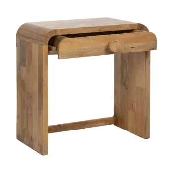 IXIA Mesas Consola^Consola De Madera De Mango 1 Cajón Natural 75 X 76 X 40 Cm