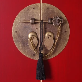 IXIA Mesas Consola^Consola Recibidor De 2 Puertas Y 6 Cajones Oriente, Roja