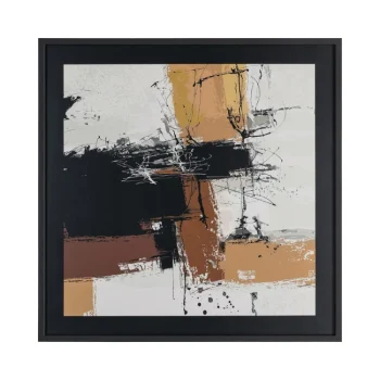 IXIA Cuadros^CUADRO ABSTRACTO MADERA-CRISTAL IMPRESO 73 X 3 X 73 CM