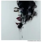 IXIA Cuadros^Cuadro En Cristal Templado Mujer Abstracta Multicolor 120 X 120 X 4 Cm