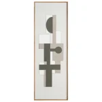 IXIA Cuadros^CUADRO MIX TALLADO&PRINT VERDE MADERA 152 X 3,50 X 52 CM