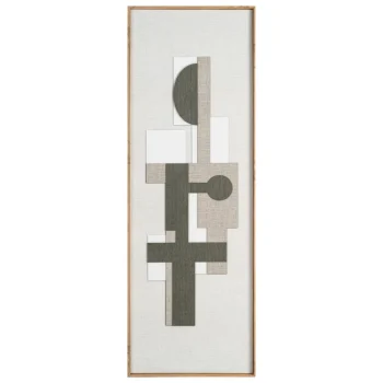 IXIA Cuadros^CUADRO MIX TALLADO&PRINT VERDE MADERA 152 X 3,50 X 52 CM