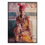 IXIA Cuadros^Cuadro "Mujer Vestido" Impresión Vertical 103 X 143 X 3,8 Cm