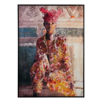 IXIA Cuadros^Cuadro "Mujer Vestido" Impresión Vertical 103 X 143 X 3,8 Cm