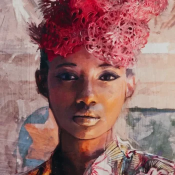 IXIA Cuadros^Cuadro "Mujer Vestido" Impresión Vertical 103 X 143 X 3,8 Cm