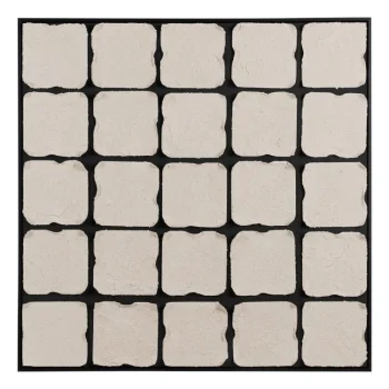 IXIA Cuadros^Cuadro Relieve Cuadros Blancos Y Negros 100 X 100 X 3,8 Cm