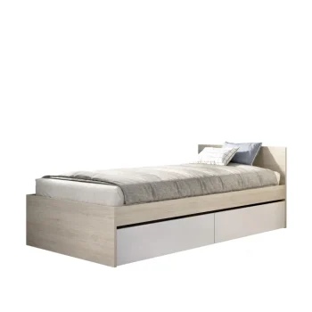 DEKIT Dormitorios Juveniles Completos^Dormitorio Juvenil Top 1 Cama Nido Con Cajones Y Armario Puertas Correderas