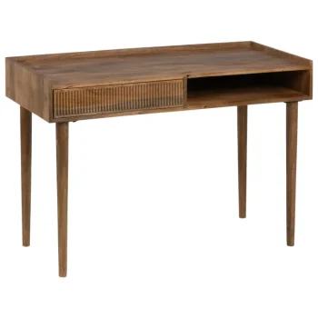 IXIA Escritorios Juveniles Minimalistas|Escritorios De Madera Juveniles^Escritorio Con 1 Cajón Apricot En Madera De Mango Color Natural 110 X 76 X 50 Cm