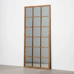 IXIA Espejos^Espejo De Madera Ventana Cuadros Natural 90 X 180 X 3 Cm