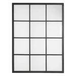 IXIA Espejos^Espejo De Madera Ventana Cuadros Negro 90 X 120 X 3 Cm