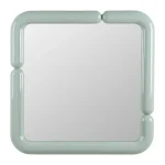IXIA Espejos^Espejo De Pared Cuadrado En DM Lacado Verde 90 X 90 X 4,8 Cm
