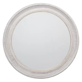 IXIA Espejos^Espejo Decorativo Redondo En Madera De Paulonia Gris 80 X 80 X 3,5 Cm