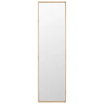 IXIA Espejos^ESPEJO MARRÓN MADERA DECORACIÓN 40 X 3 X 143 CM