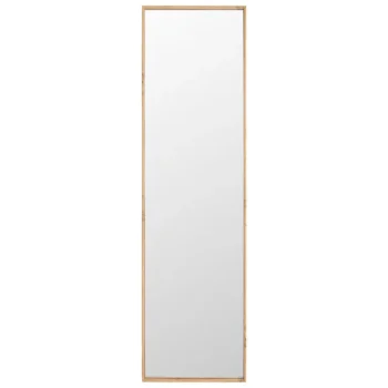 IXIA Espejos^ESPEJO MARRÓN MADERA DECORACIÓN 40 X 3 X 143 CM