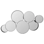 IXIA Espejos^Espejo Metálico Circulos  Negro 170 X 95 X 15 Cm