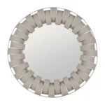 IXIA Espejos^Espejo Metálico Decorativo Blanco 87 X 87 X 7,5 Cm