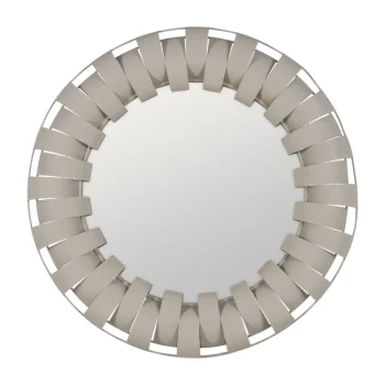 IXIA Espejos^Espejo Metálico Decorativo Blanco 87 X 87 X 7,5 Cm