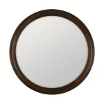 IXIA Espejos^Espejo Redondo De Madera De Paulonia Natural 110,5 X 110,5 X 5 Cm