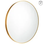 IXIA Espejos^Espejo Redondo En Aluminio Color Oro 80 X 80 X 4 Cm