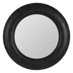 IXIA Espejos^Espejo Redondo Madera Negro 100,5 X 5,5 X 100,5 Cm
