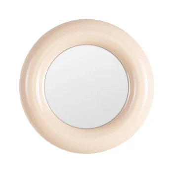 IXIA Espejos^Espejo Redondo Metálico Blanco “Aura” 64 X 64 X 5 Cm