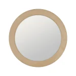 IXIA Espejos^Espejo Redondo Tapizado Beige Pequeño 80 X 80 X 4 Cm
