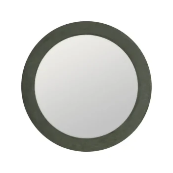 IXIA Espejos^Espejo Redondo Tapizado Verde Pequeño 80 X 80 X 4 Cm