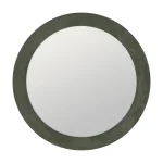 IXIA Espejos^Espejo Redondo Tapizado Verde Mediano 100 X 100 X 4 Cm