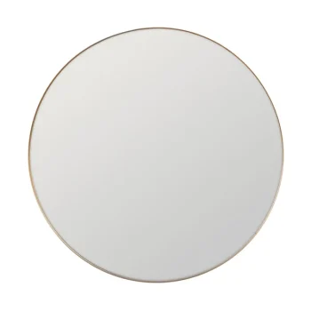 IXIA Espejos^Espejo Redonto Aluminio Color Oro Diámetro 120 Cm
