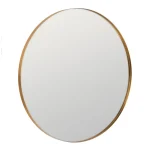 IXIA Espejos^Espejo Redonto Aluminio Color Oro Diámetro 100 Cm